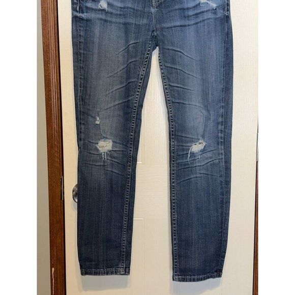 Vigoss The Boyfriend Mid-Rise Rolled Up Skinny Jeans Size 9 - Picture 4 of 13
